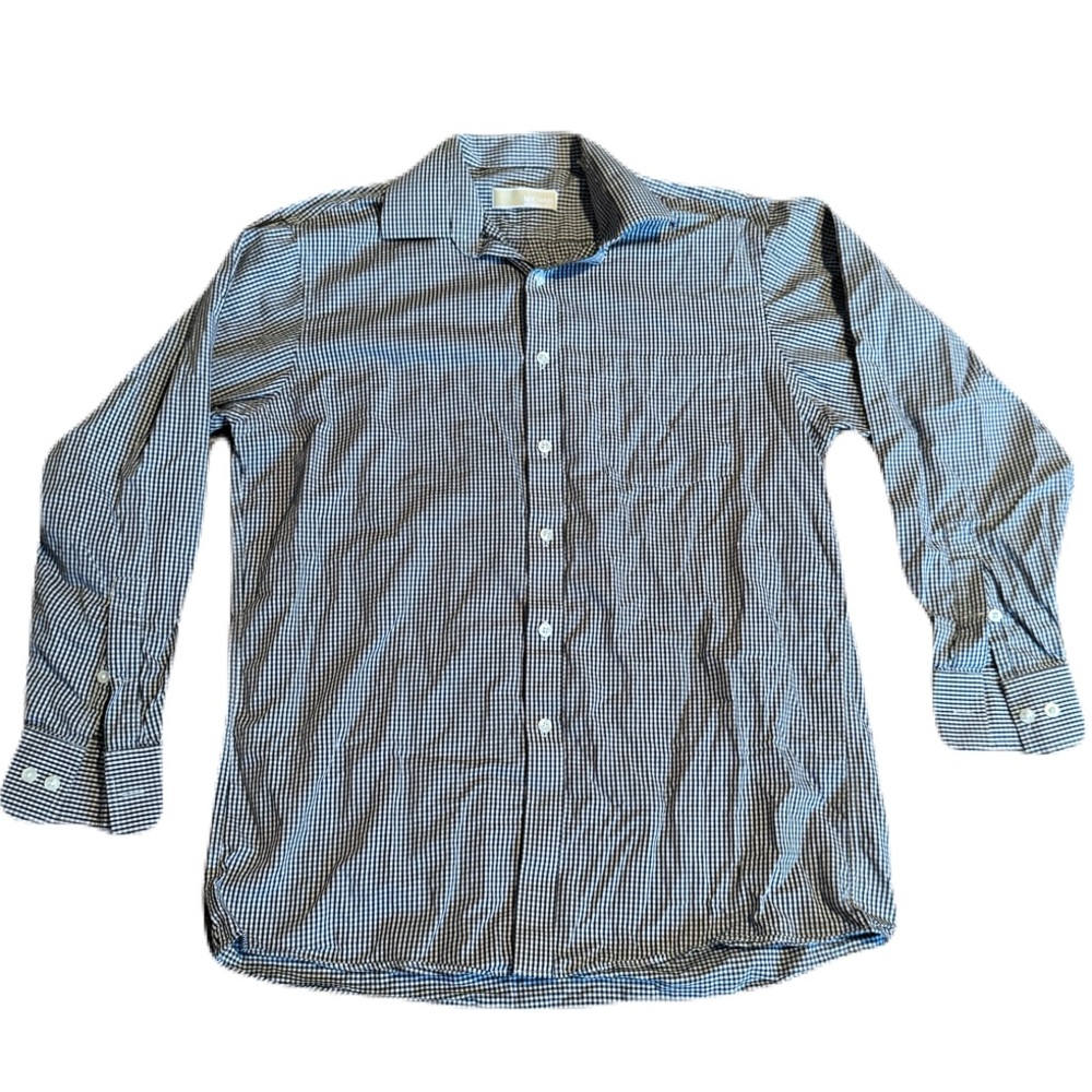 Michael Kors Men’s Regular Fit Button Up Dress Shirt 15 1/2 32/33